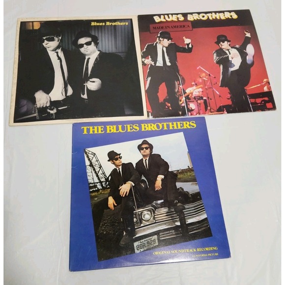 The Blues Brothers Lot of 3 Vinyl LP Original Soundtrack /Made In America & More - Picture 1 of 8